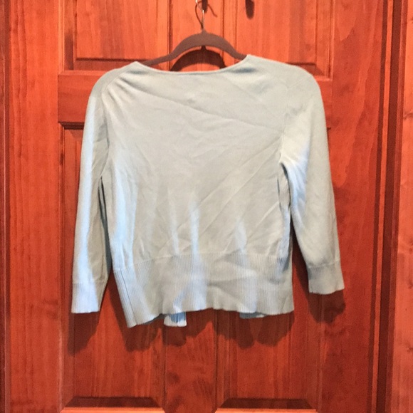 Ann Taylor Loft blue cardigan sweater - Picture 3 of 3